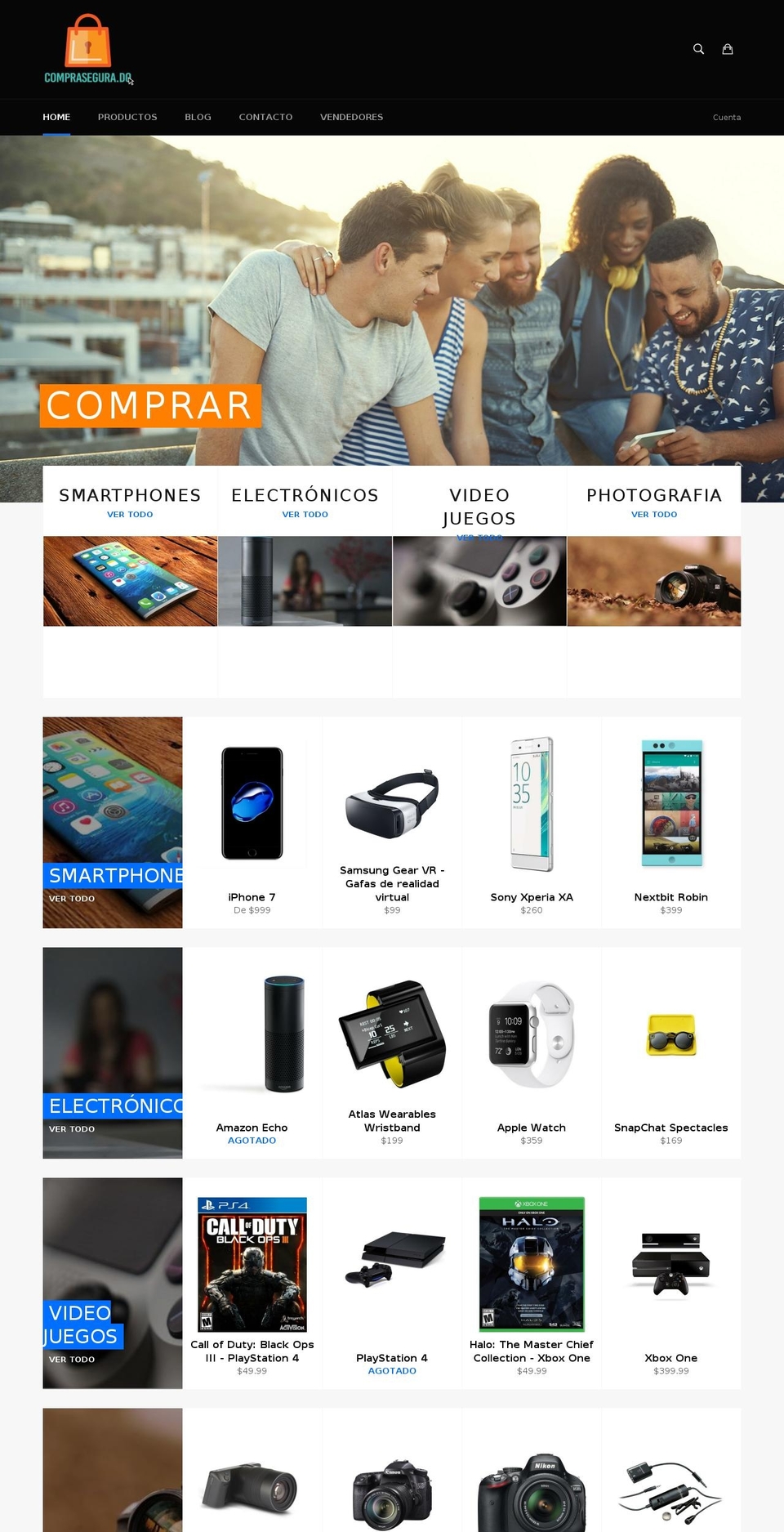 deunave.com shopify website screenshot
