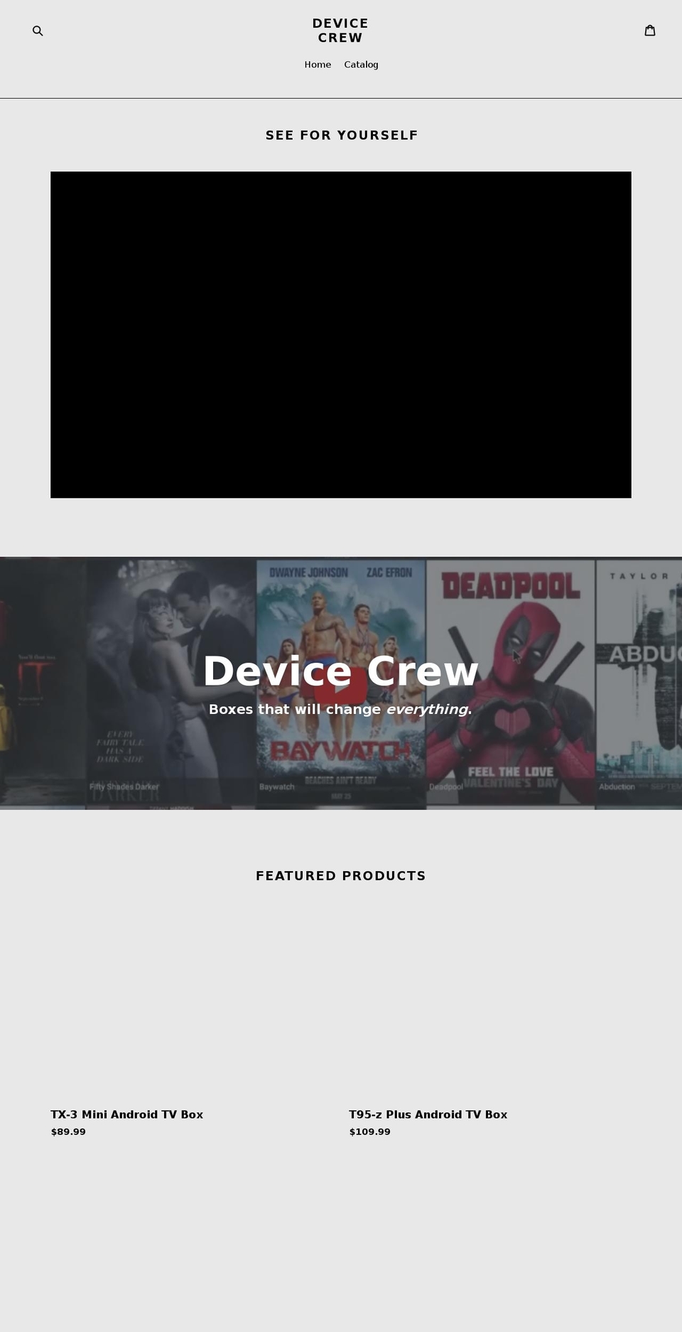 devicecrew.com — Shopify storefront screenshot