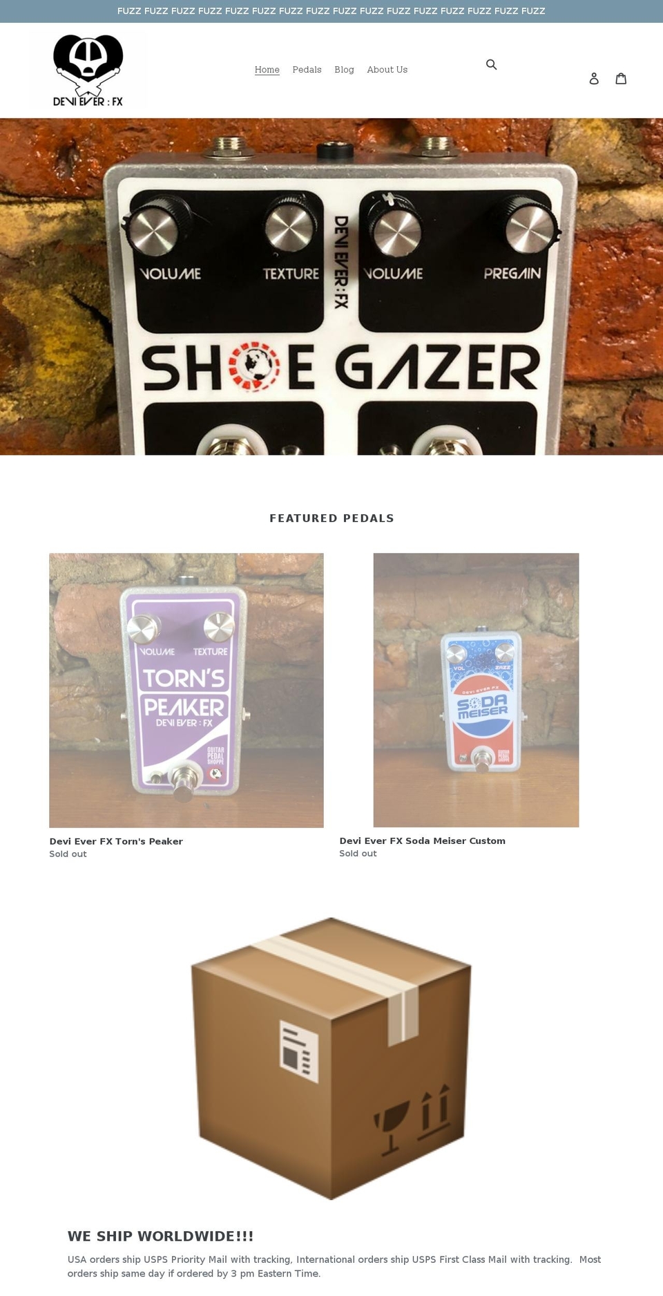 deviever.net shopify website screenshot