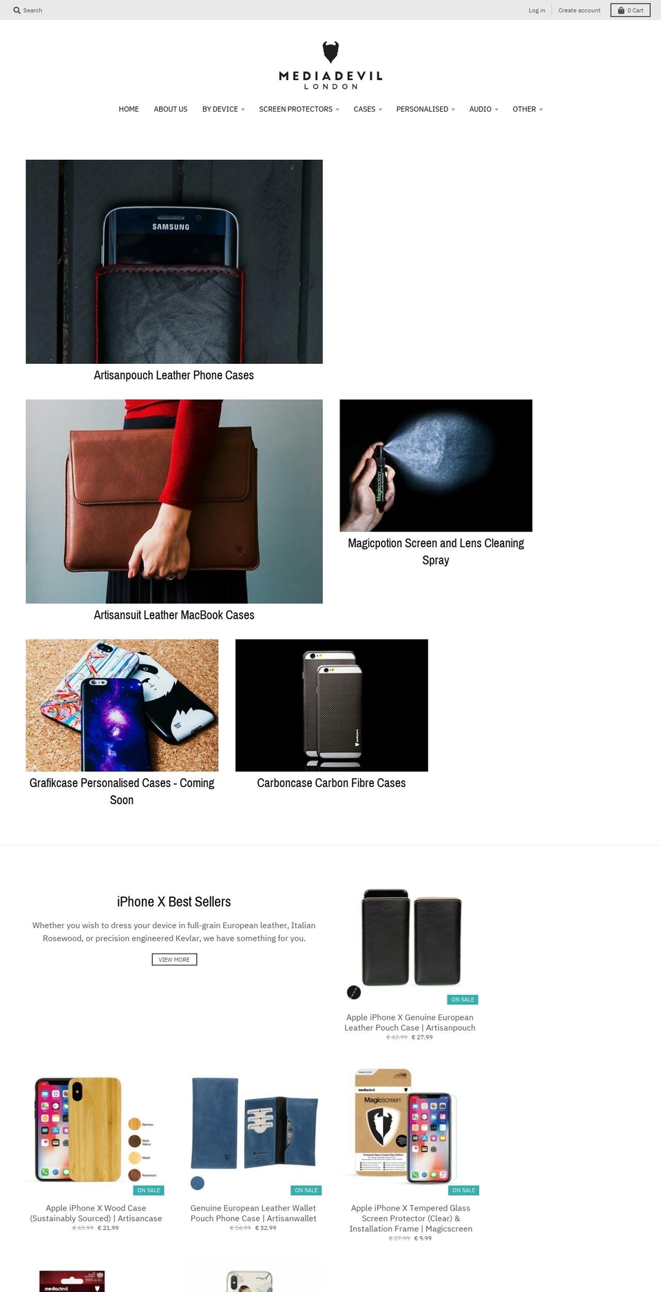 devilwithacause.com — Shopify storefront screenshot