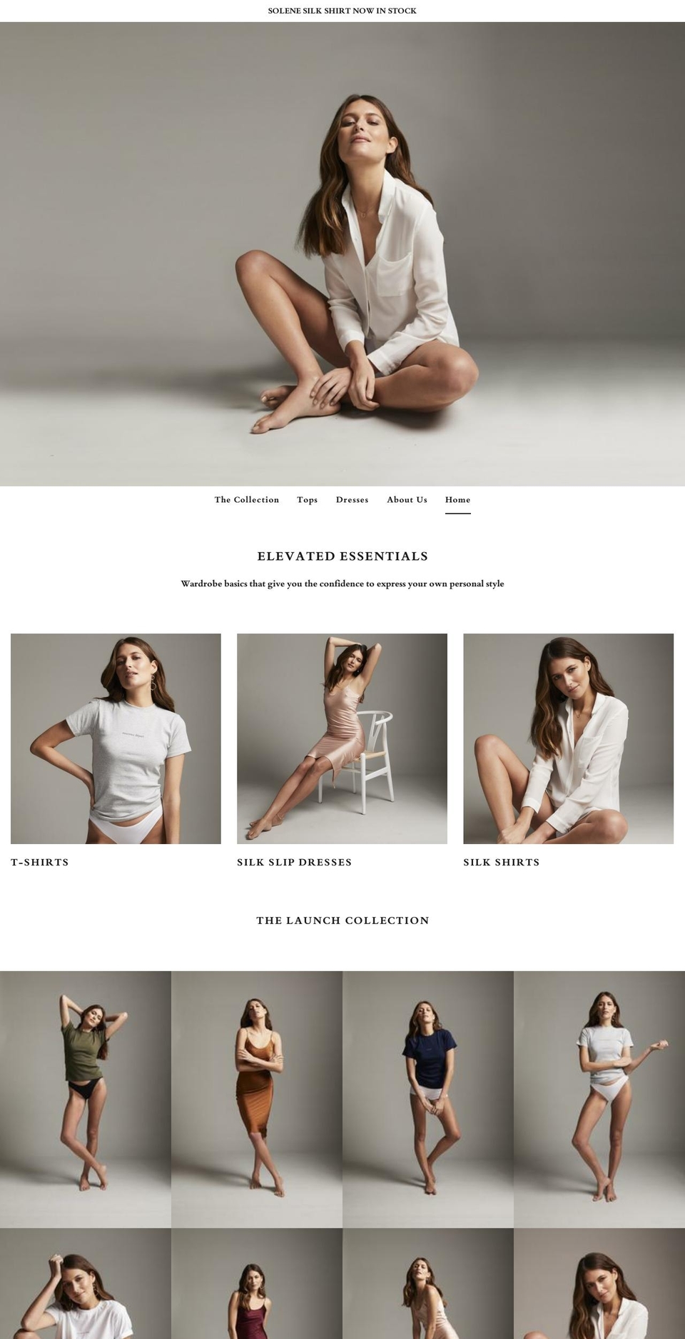 devithelabel.com — Shopify storefront screenshot