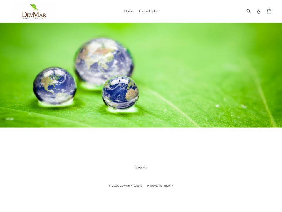 devmar-products.myshopify.com shopify website screenshot
