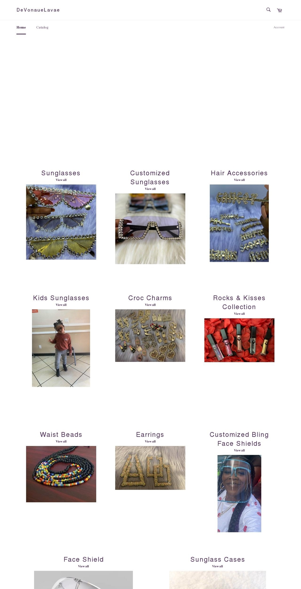 devonauelavae.com shopify website screenshot