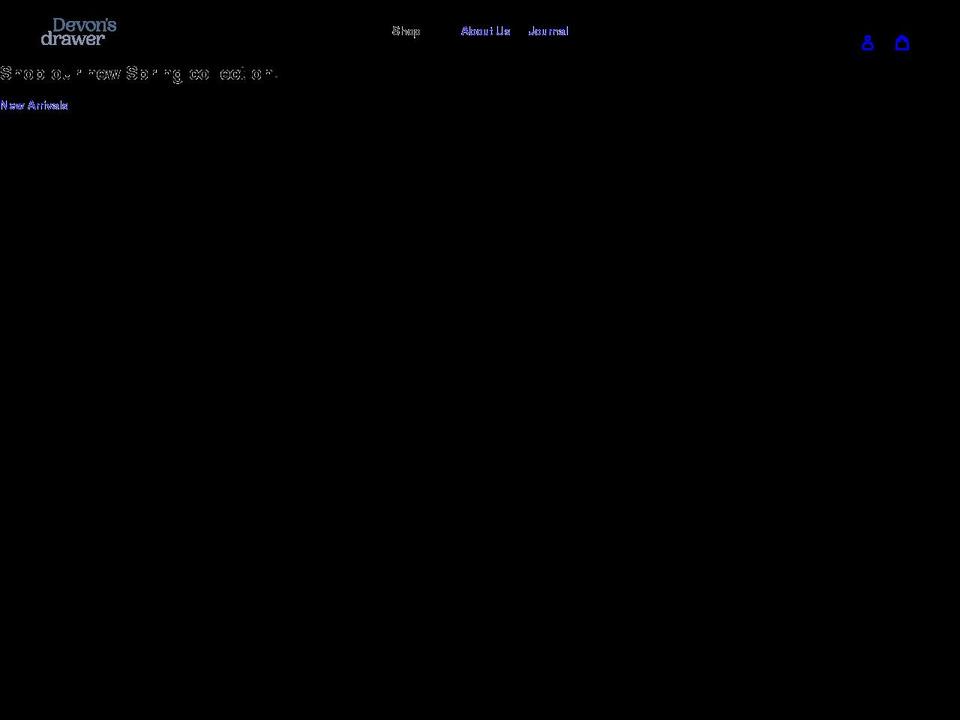 devonsdrawer.com shopify website screenshot