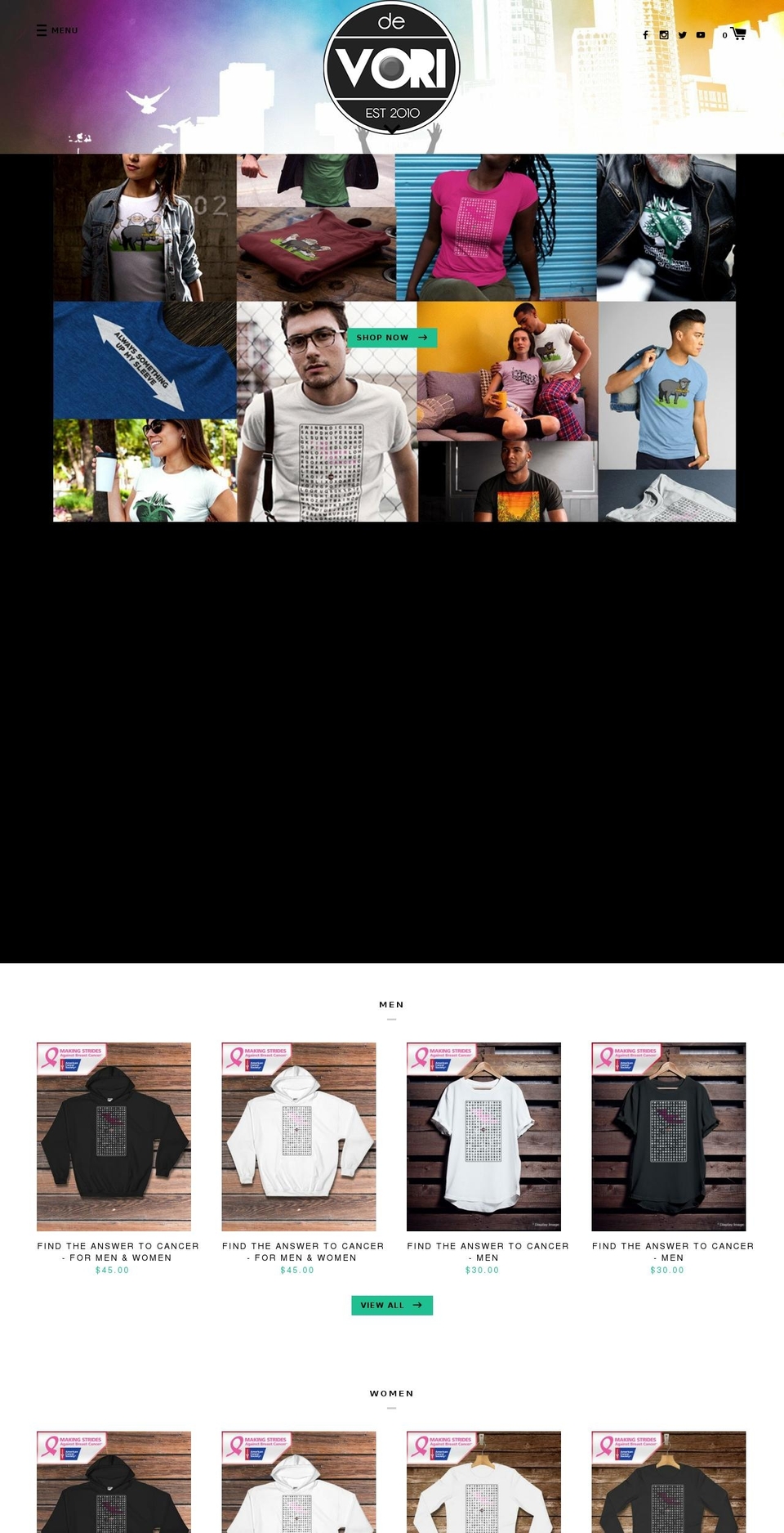 devori2010.com — Shopify storefront screenshot