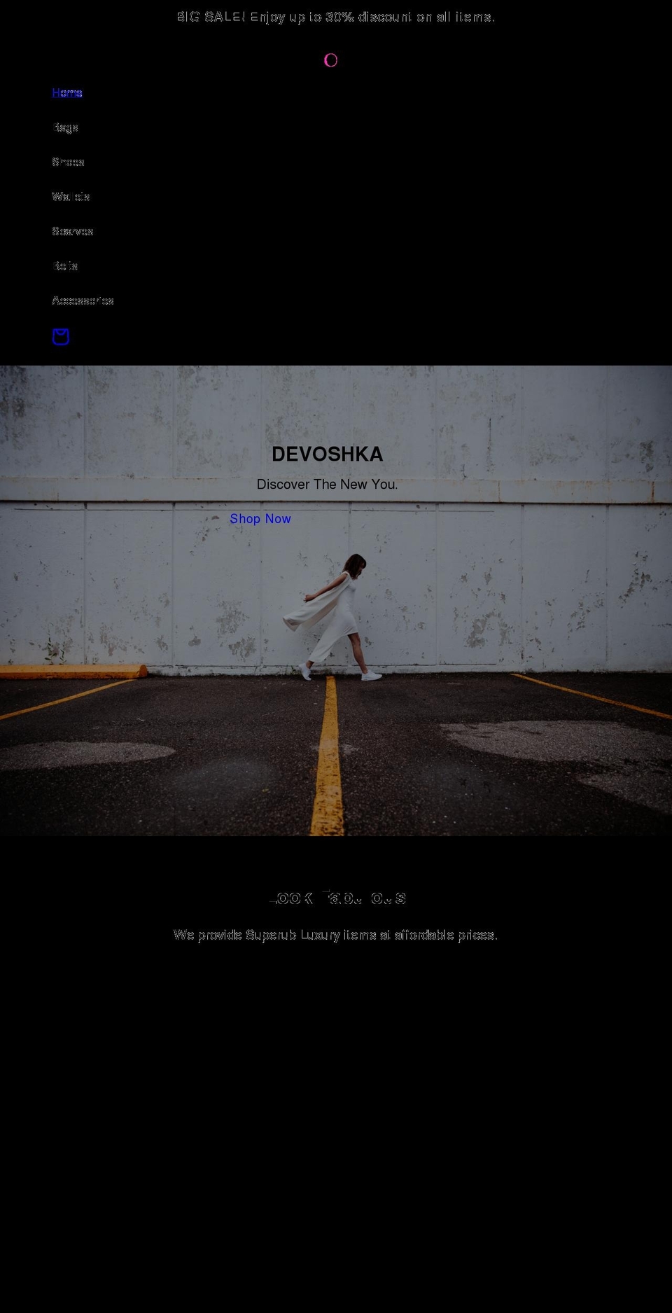 devoshka.com shopify website screenshot