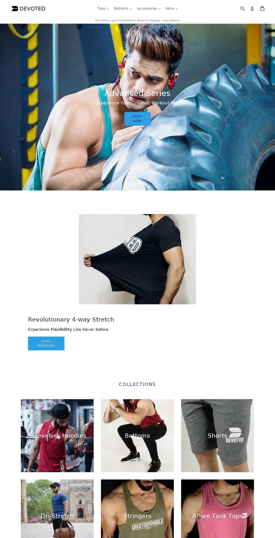 devotedstore.com shopify website screenshot