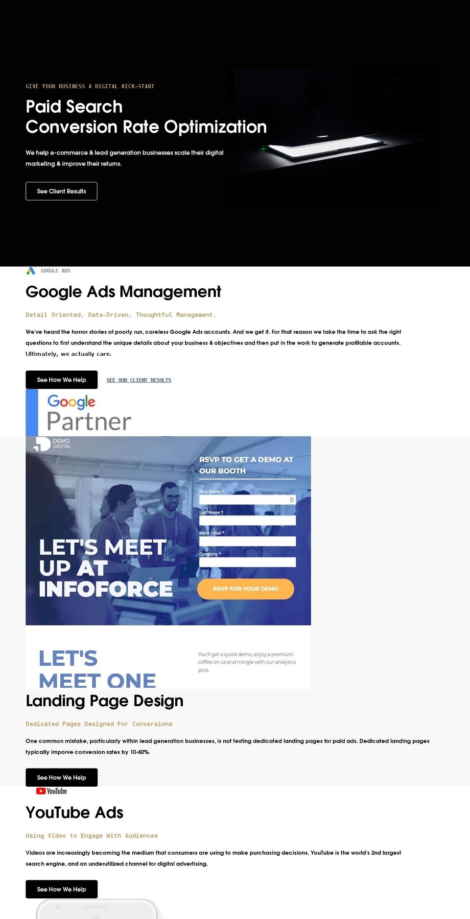 devslove.com shopify website screenshot