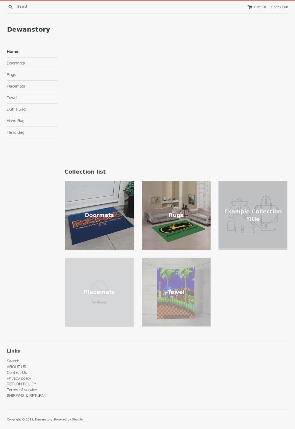 dewanstory.com — Shopify storefront screenshot