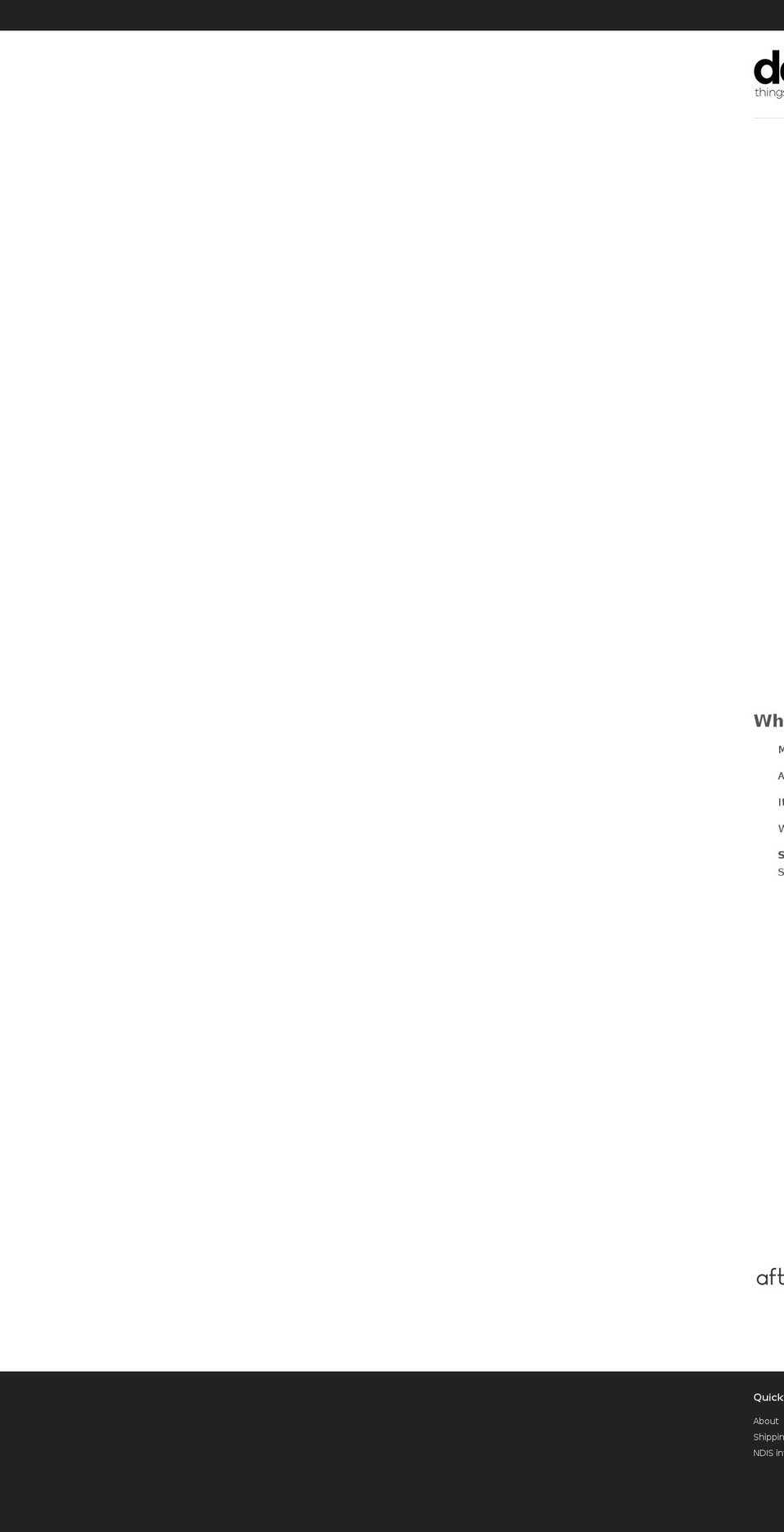 dexteritybrand.com — Shopify storefront screenshot
