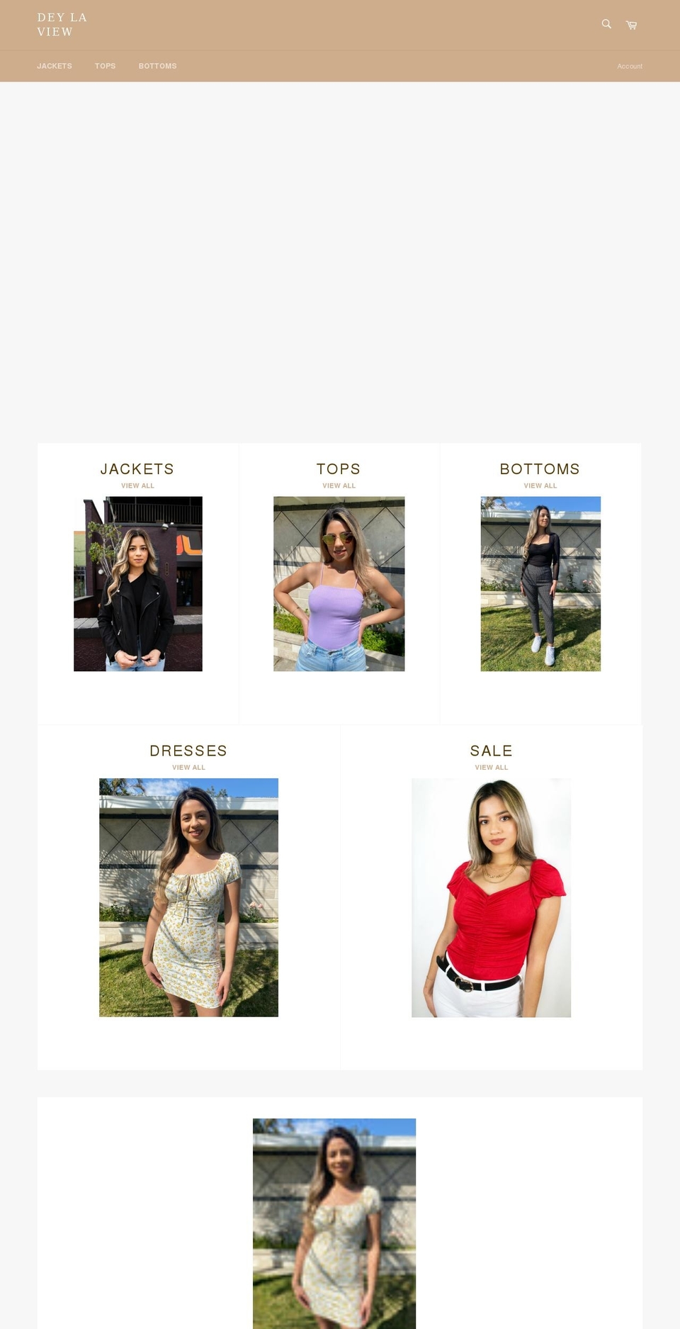 deylaview.com shopify website screenshot
