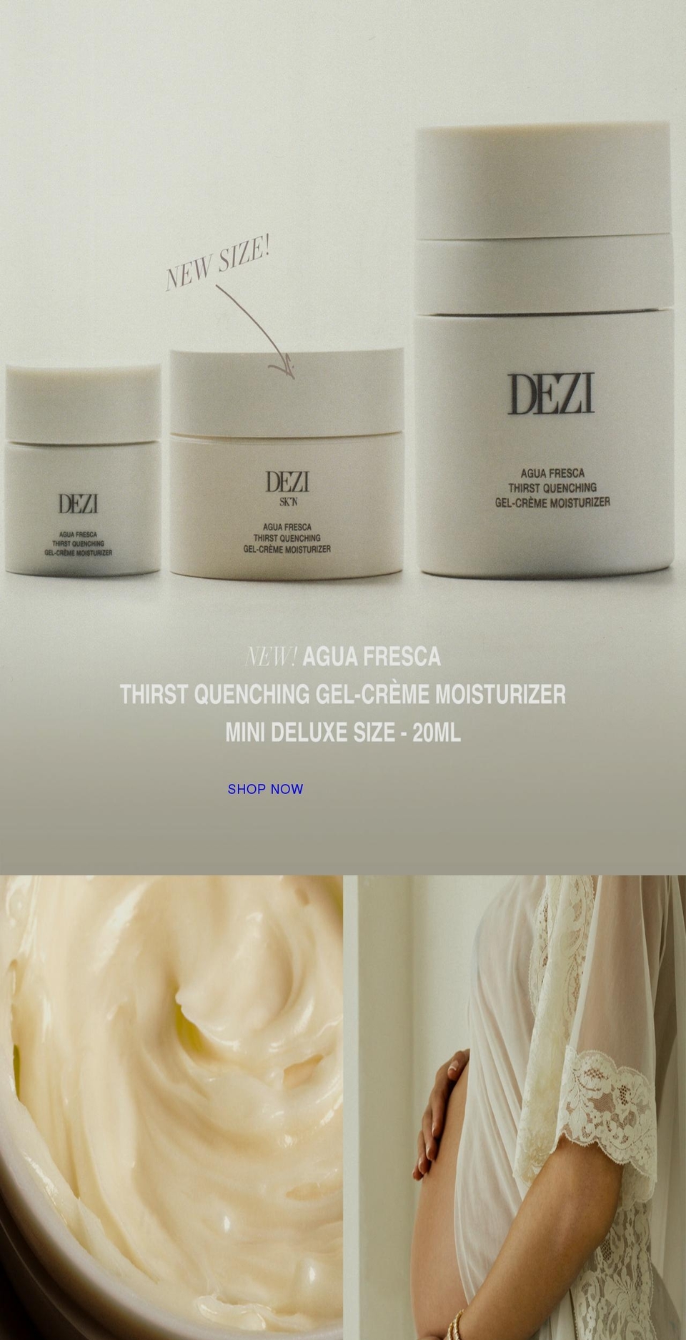 deziskin.com shopify website screenshot