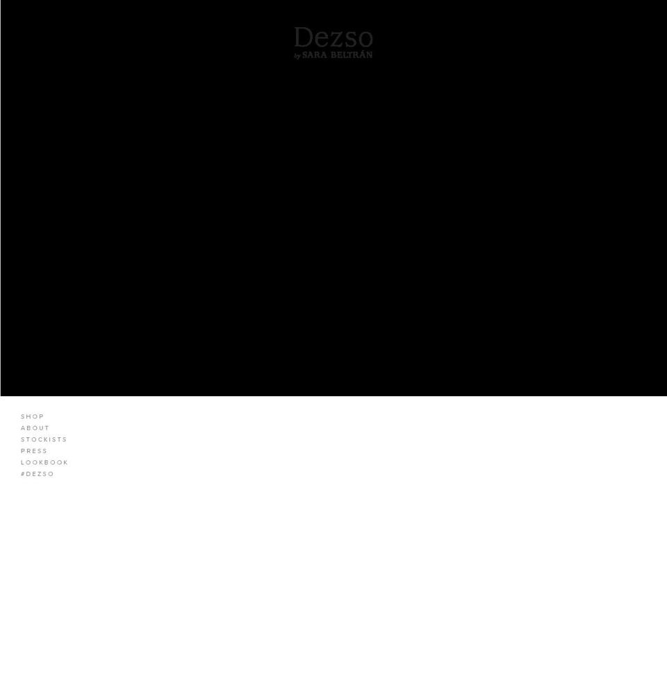 dezsosara.com shopify website screenshot