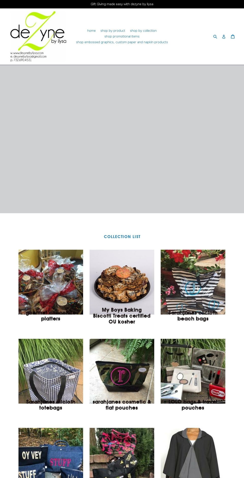 dezynebyilysa.com shopify website screenshot