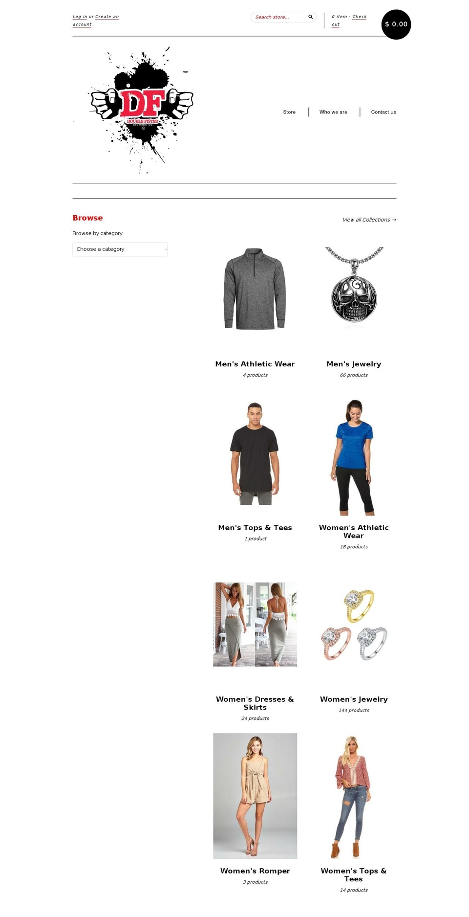 DFClothing Store Shopify theme site example dfclothing.net