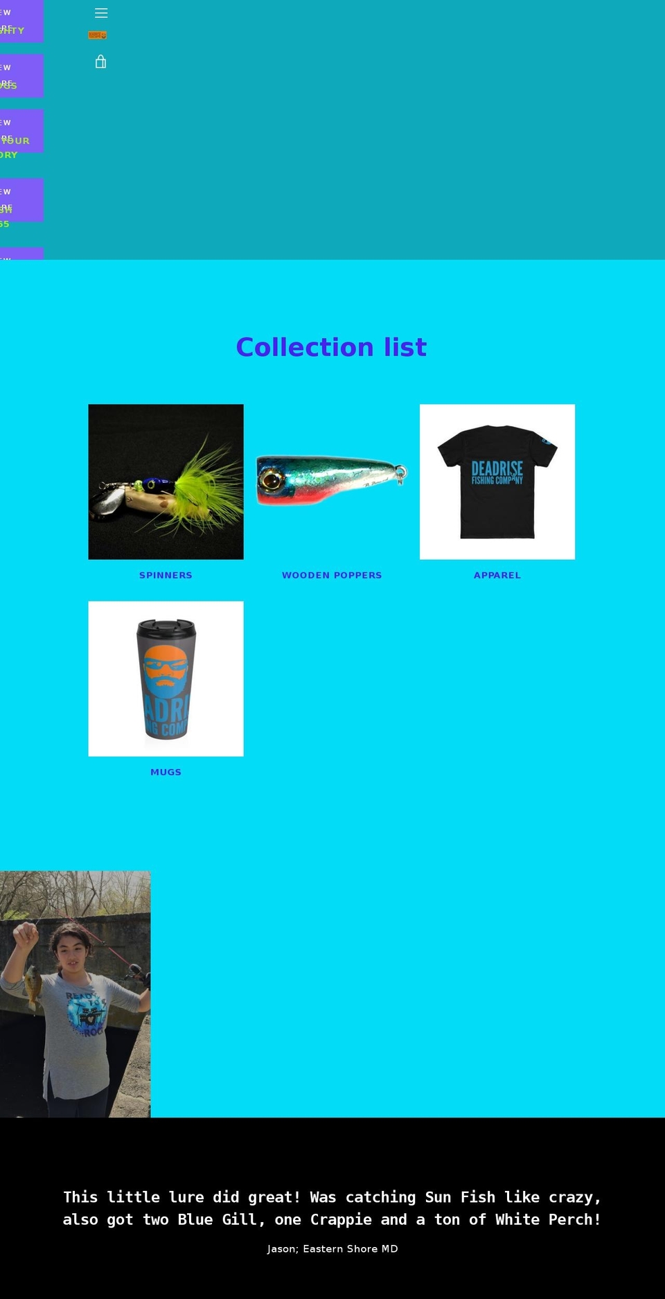 dfctackle.com — Shopify storefront screenshot