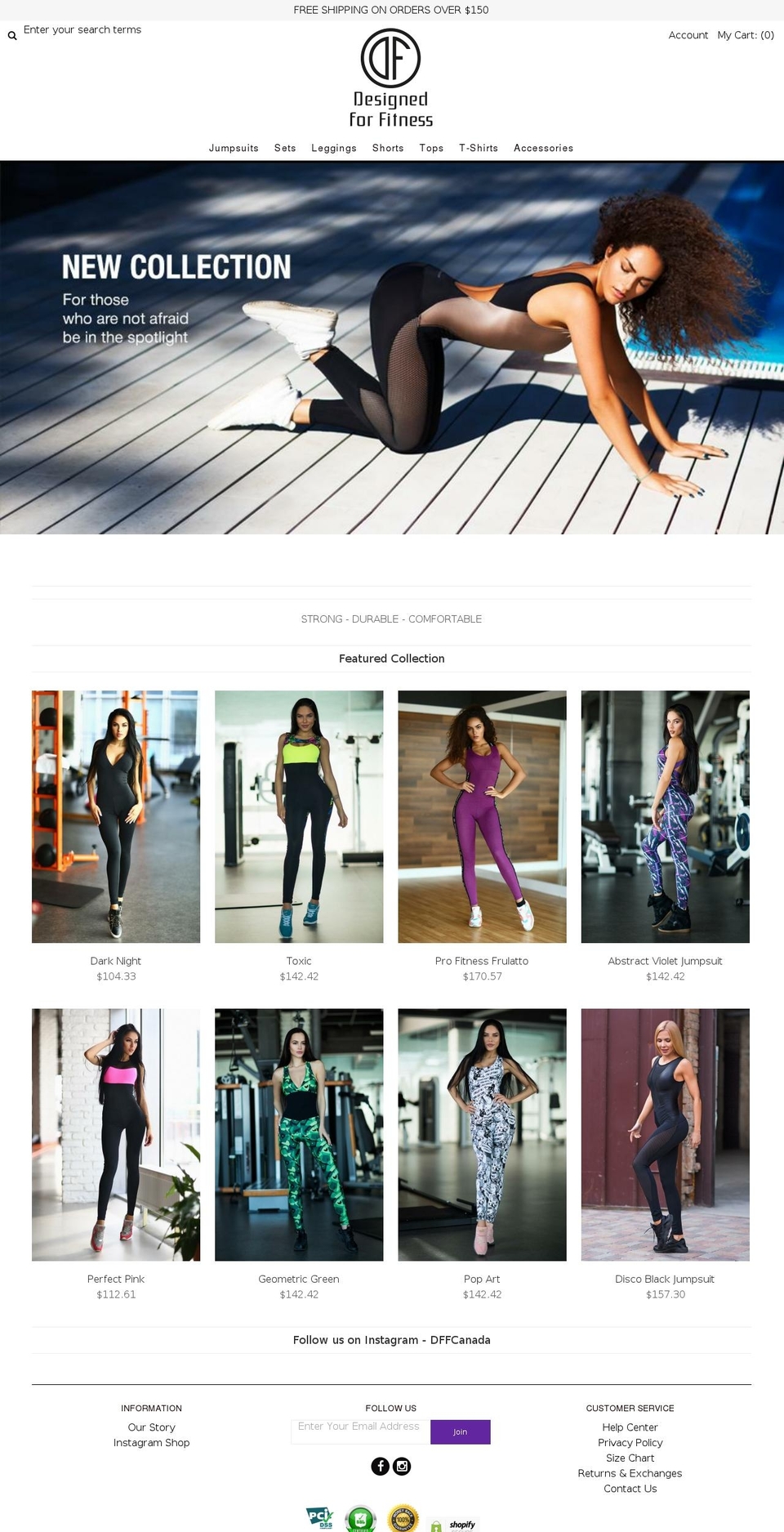 dffcanada.com — Shopify storefront screenshot