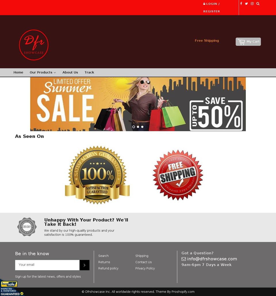 proshopify-4-4 Shopify theme site example dfrshowcase.com