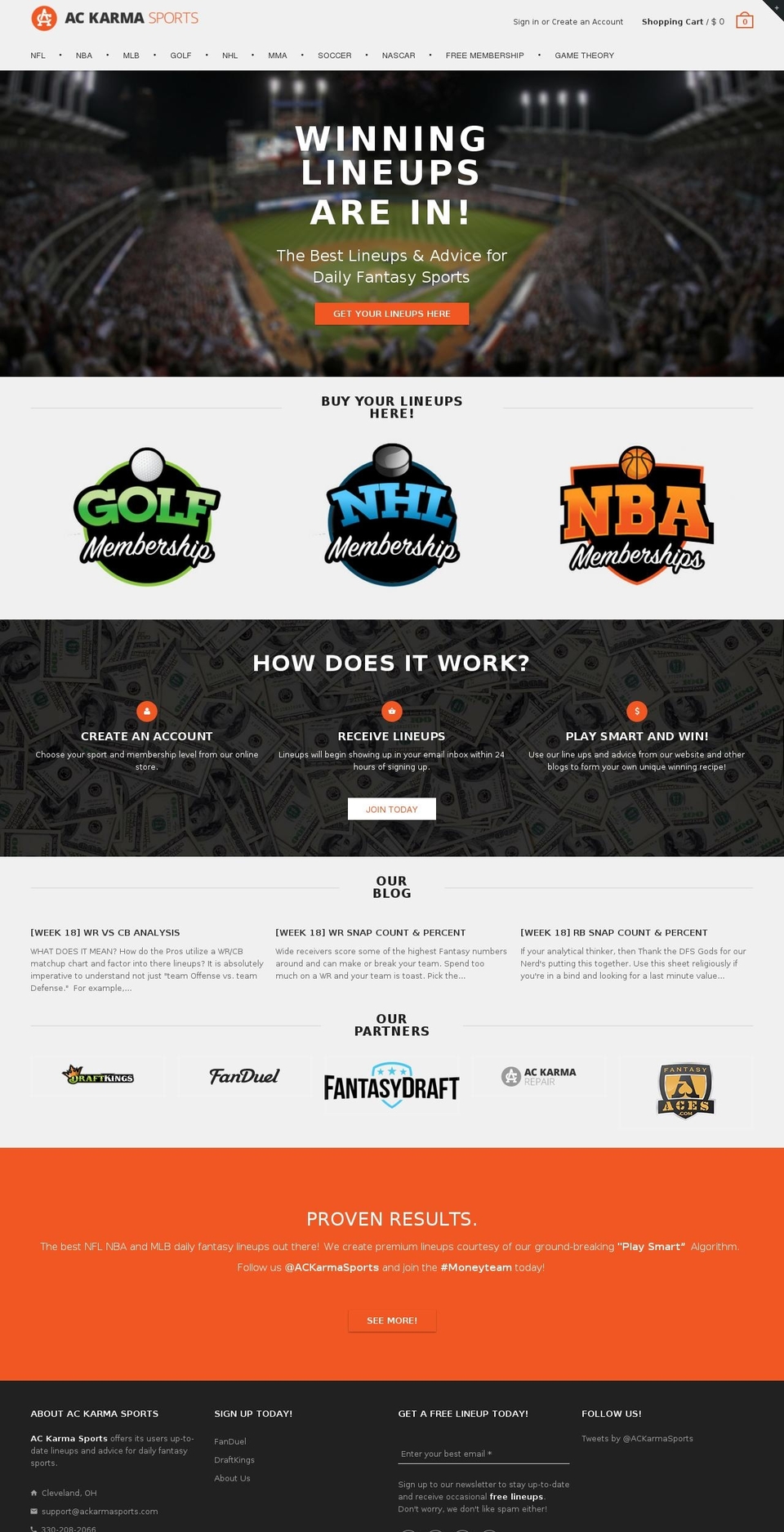 AC Karma Sports (by Enabl) Shopify theme site example dfsconference.com