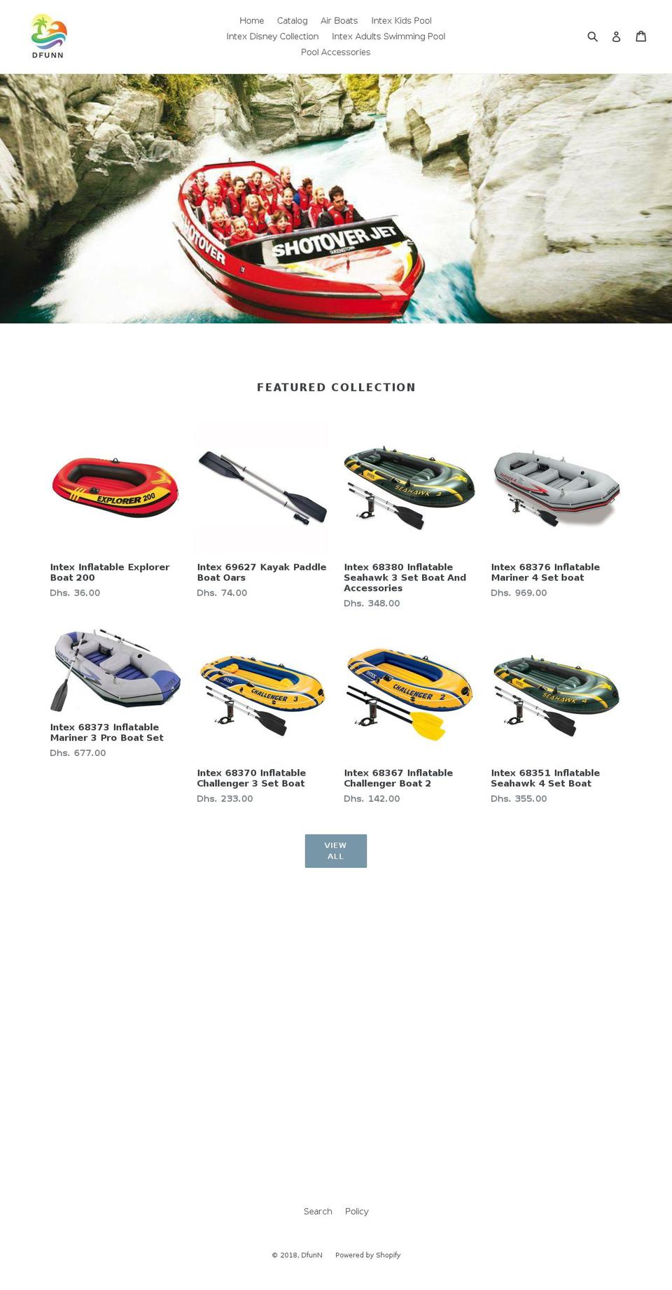 dfunonline.com — Shopify storefront screenshot