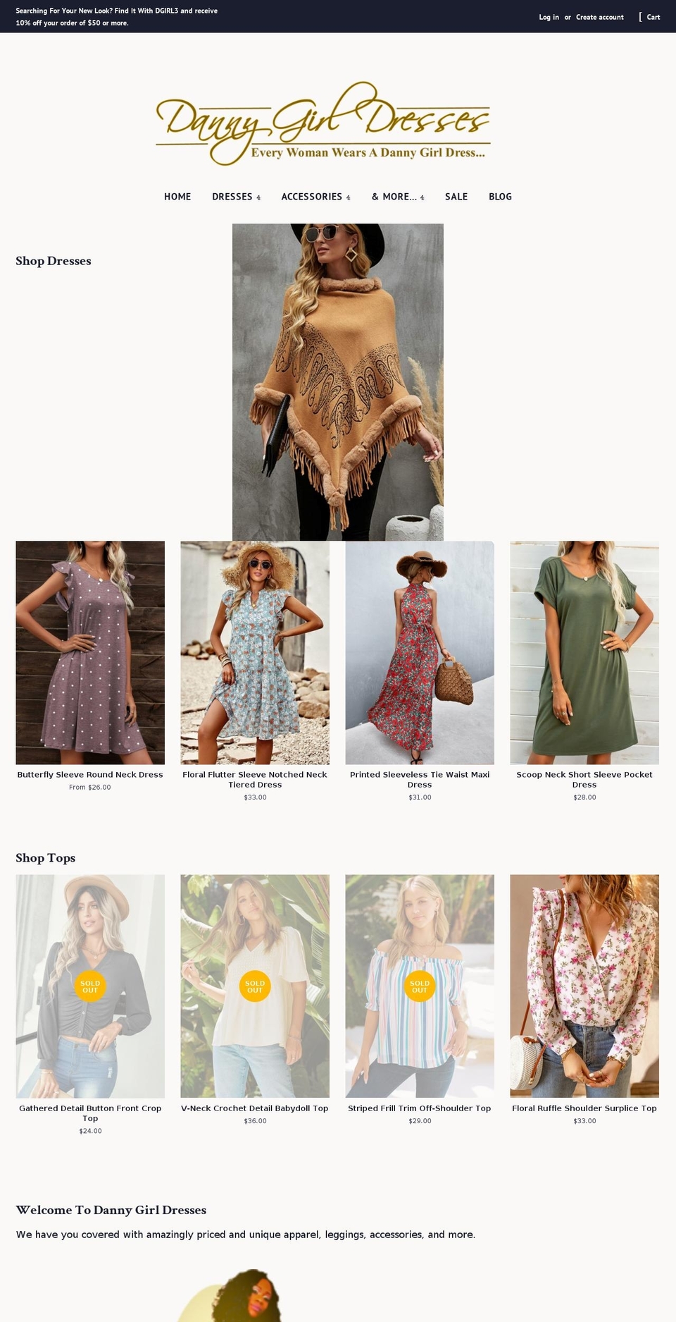 dgirl3.com — Shopify storefront screenshot