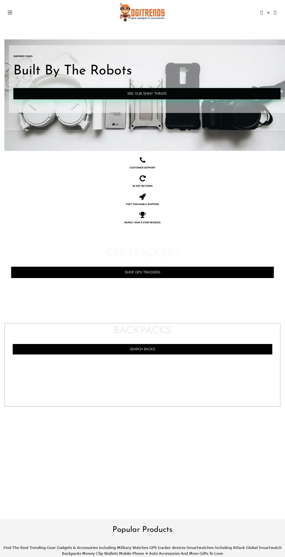 dgitrends.com — Shopify storefront screenshot