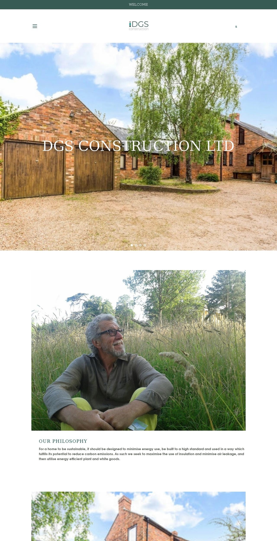 dgsconstruction.co.uk shopify website screenshot