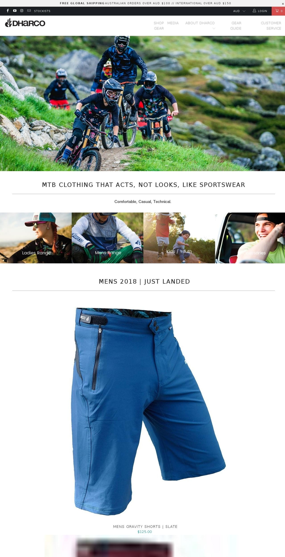 dharco.com — Shopify storefront screenshot