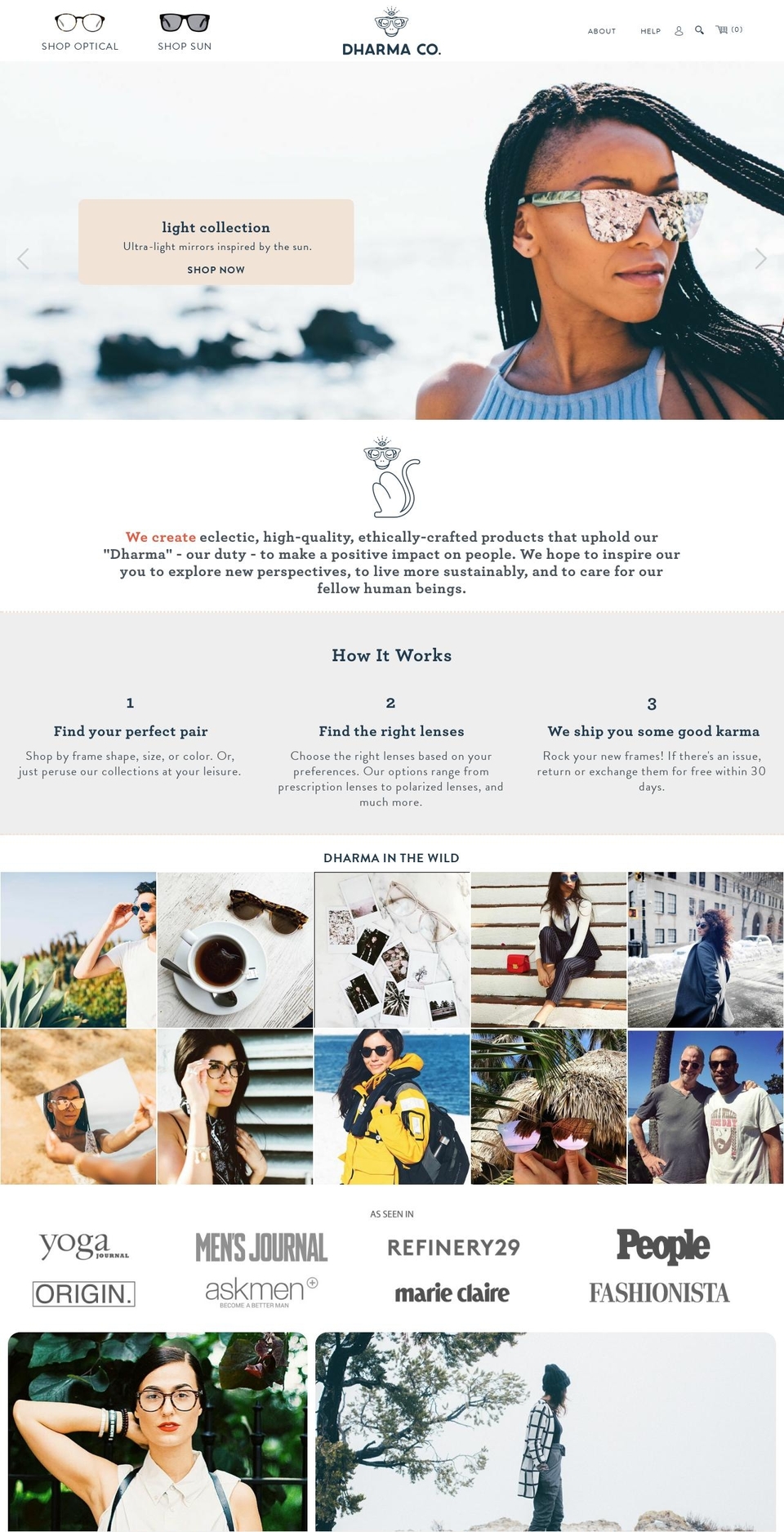 dharmaco.com shopify website screenshot