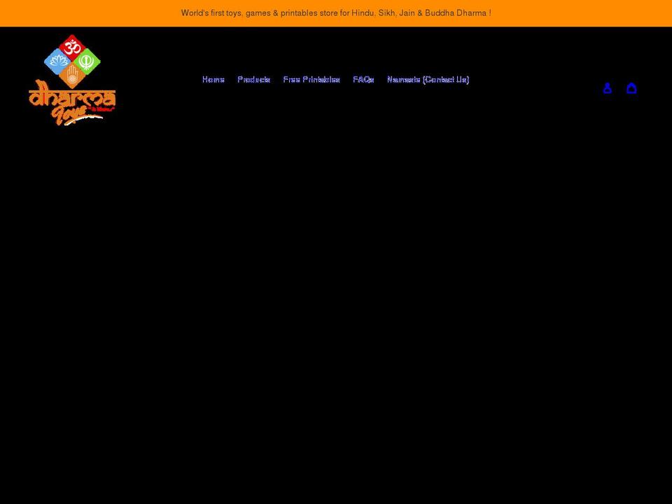 dharmatoys.com shopify website screenshot