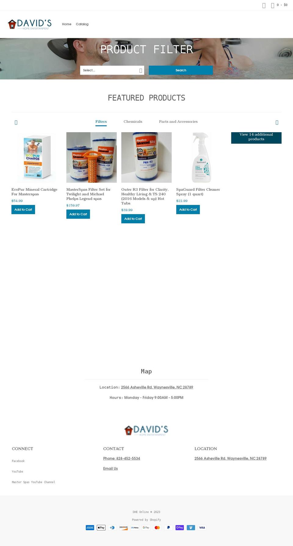 dhe-online.myshopify.com shopify website screenshot