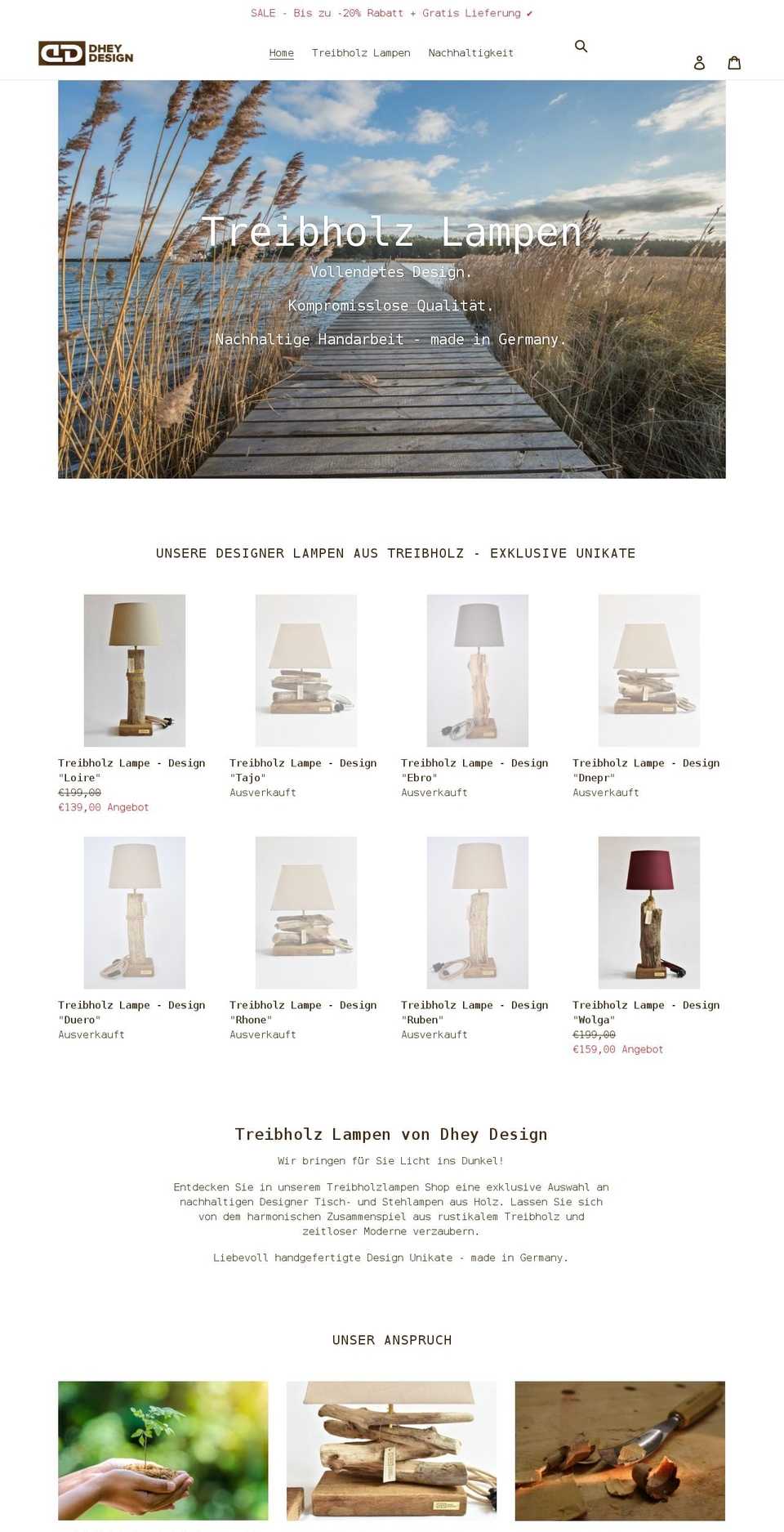 dheydesign.com shopify website screenshot
