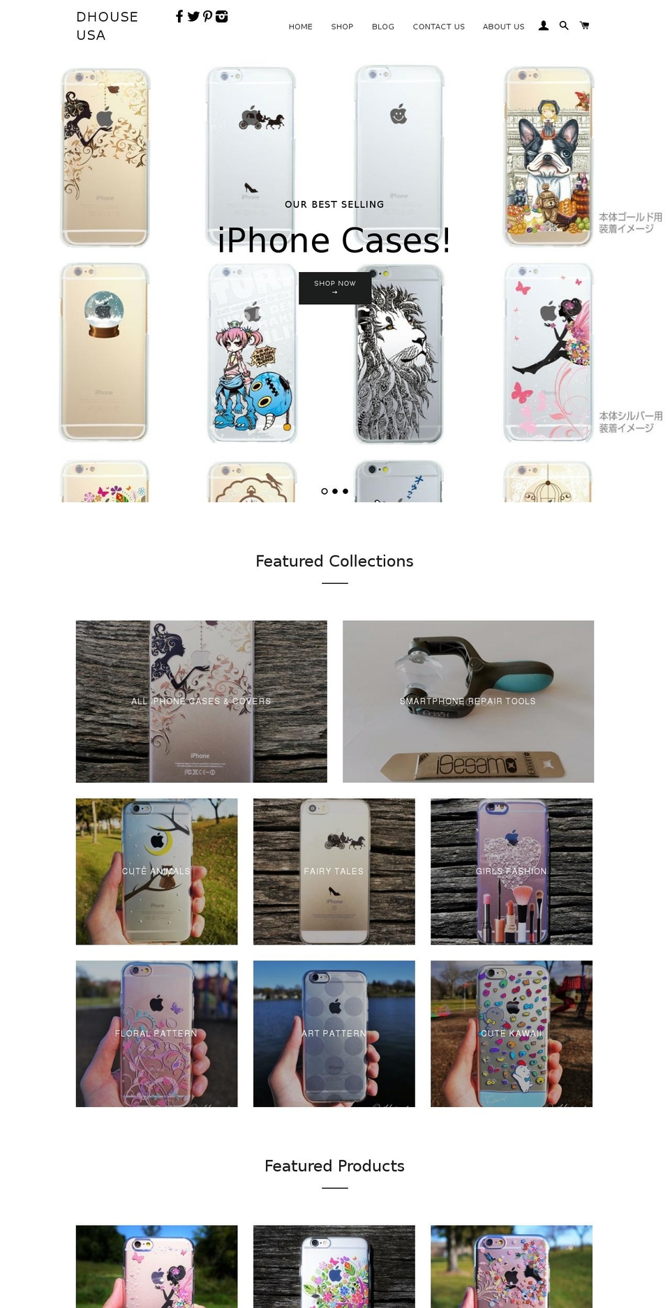 dhouse-usa.com shopify website screenshot