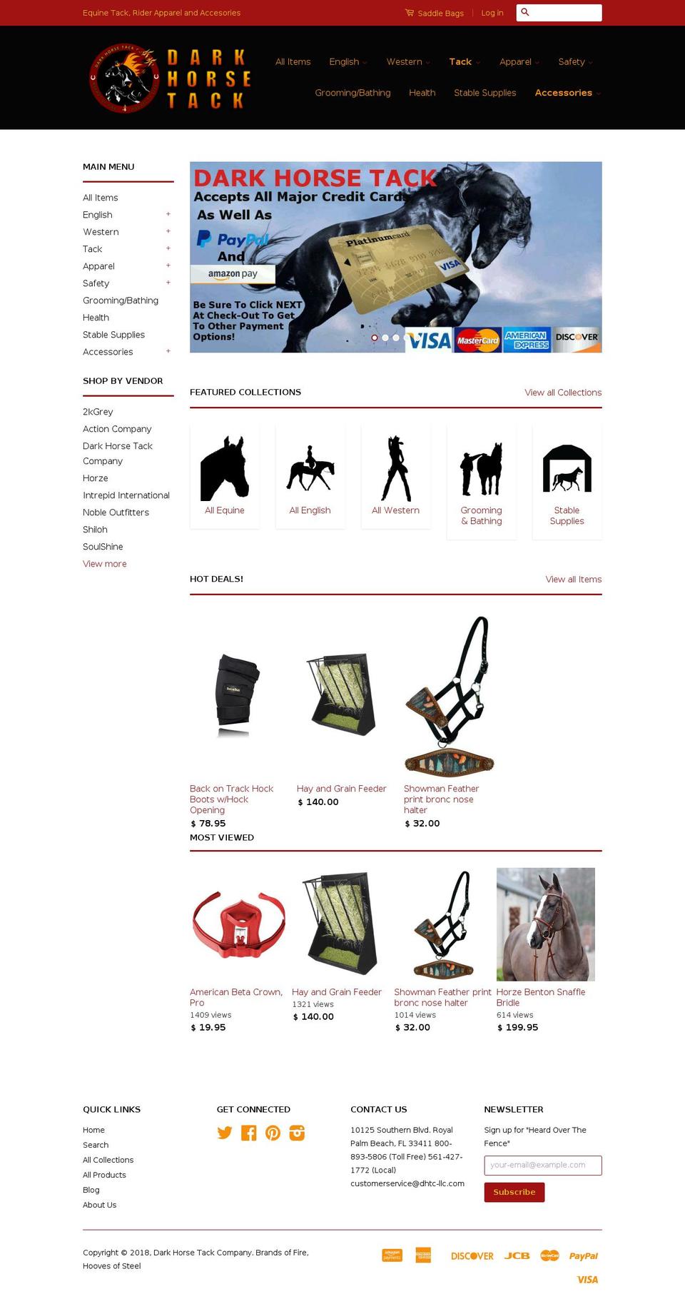 dhtc-llc.com — Shopify storefront screenshot