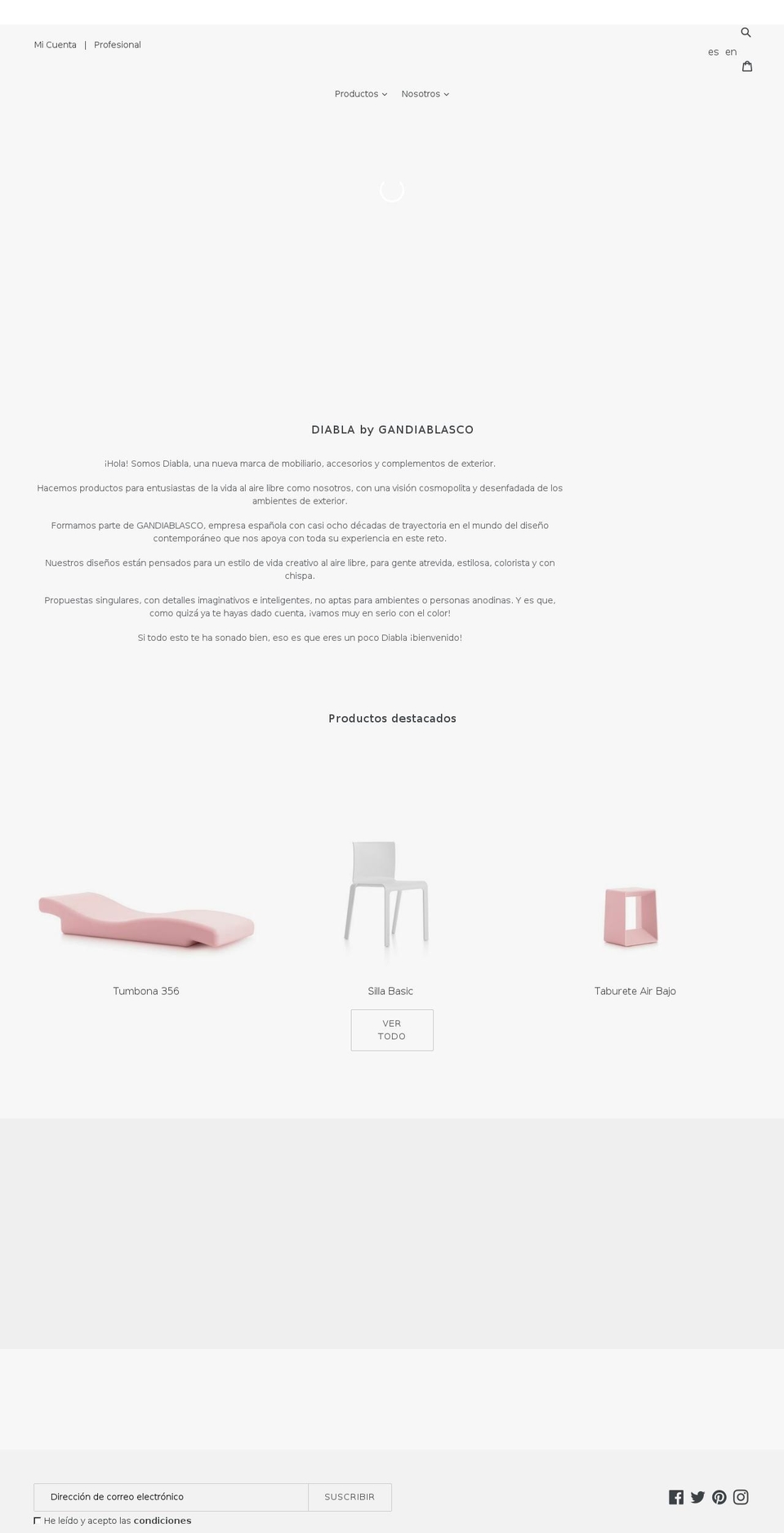 diablaoutdoor.com shopify website screenshot