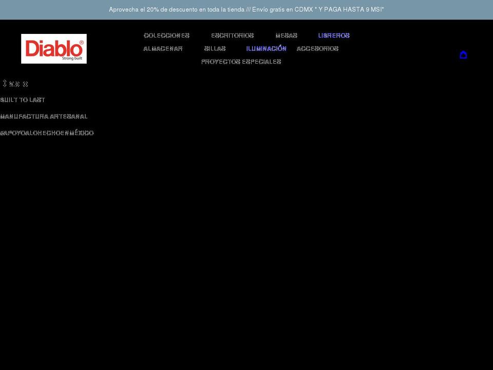 diablo-shop.com shopify website screenshot