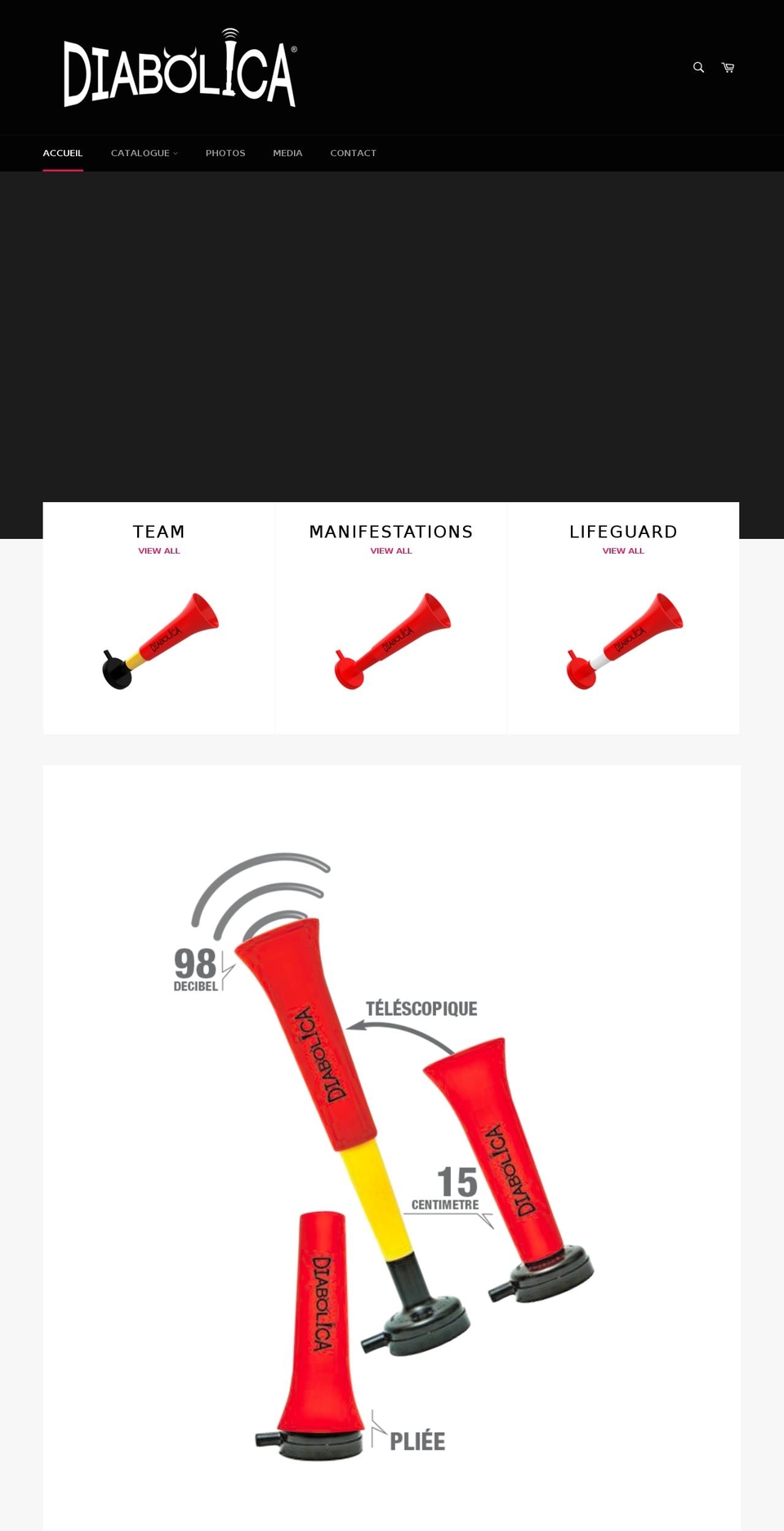 diabolica.net shopify website screenshot