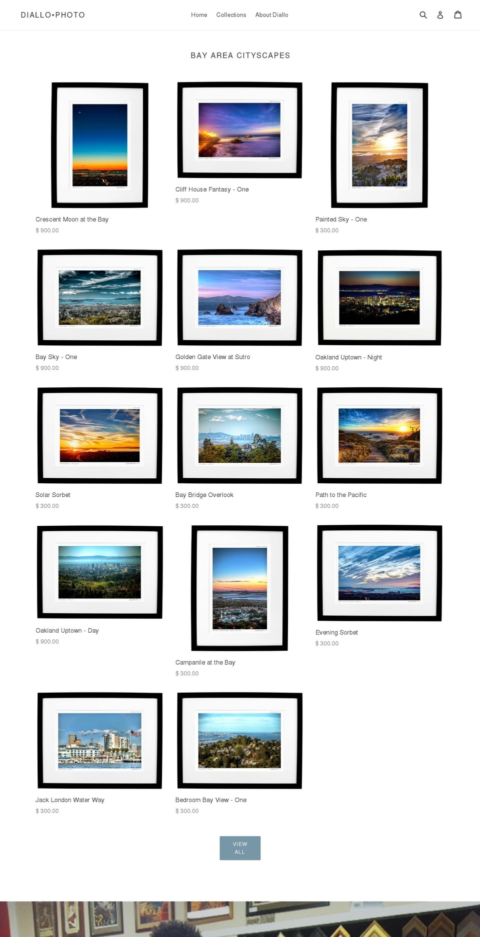 diallophoto.com shopify website screenshot