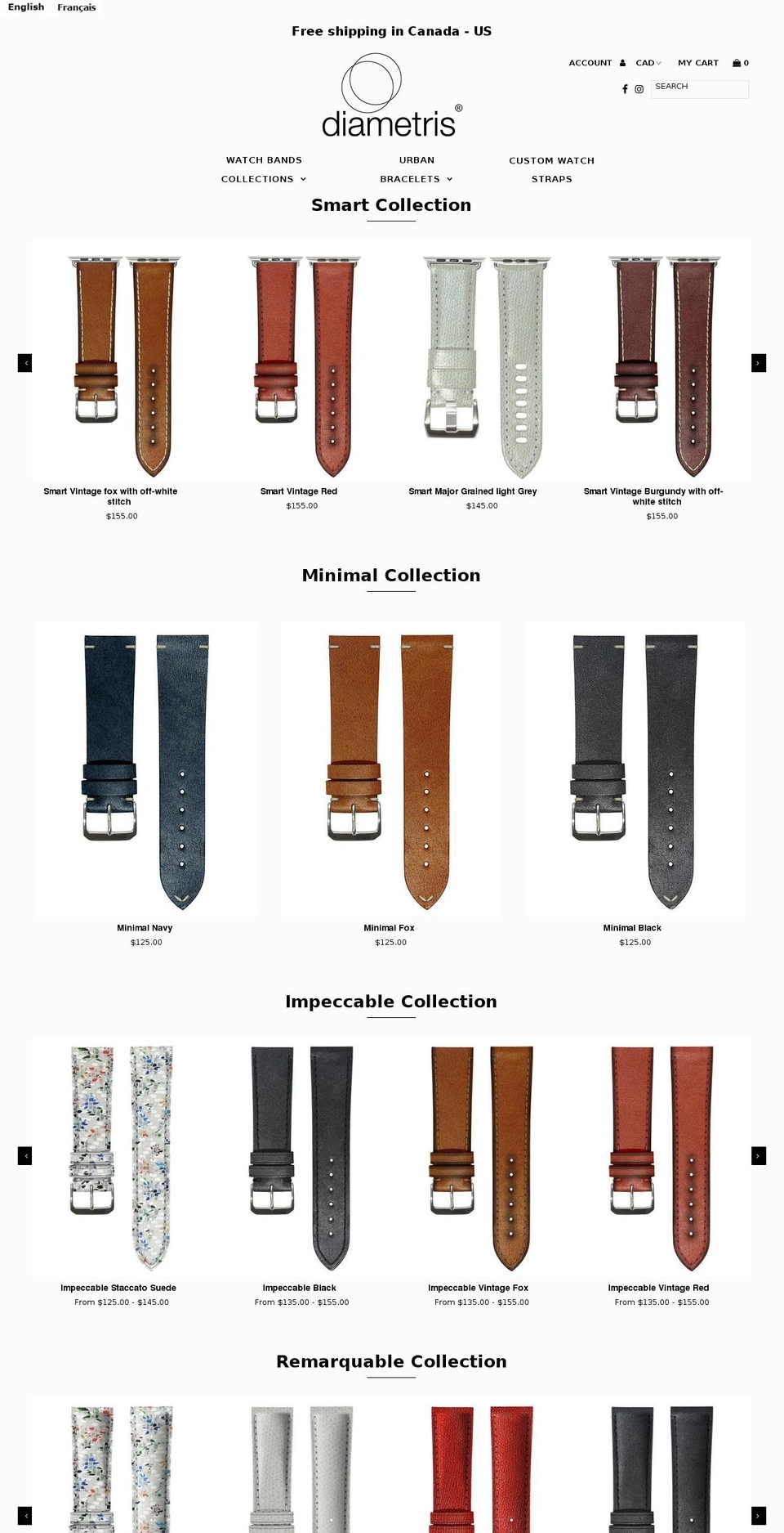 diametris.com — Shopify storefront screenshot