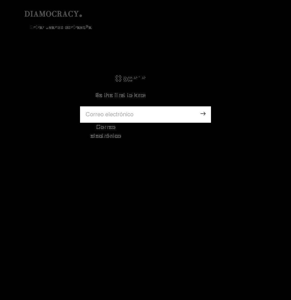 diamocracy.com shopify website screenshot