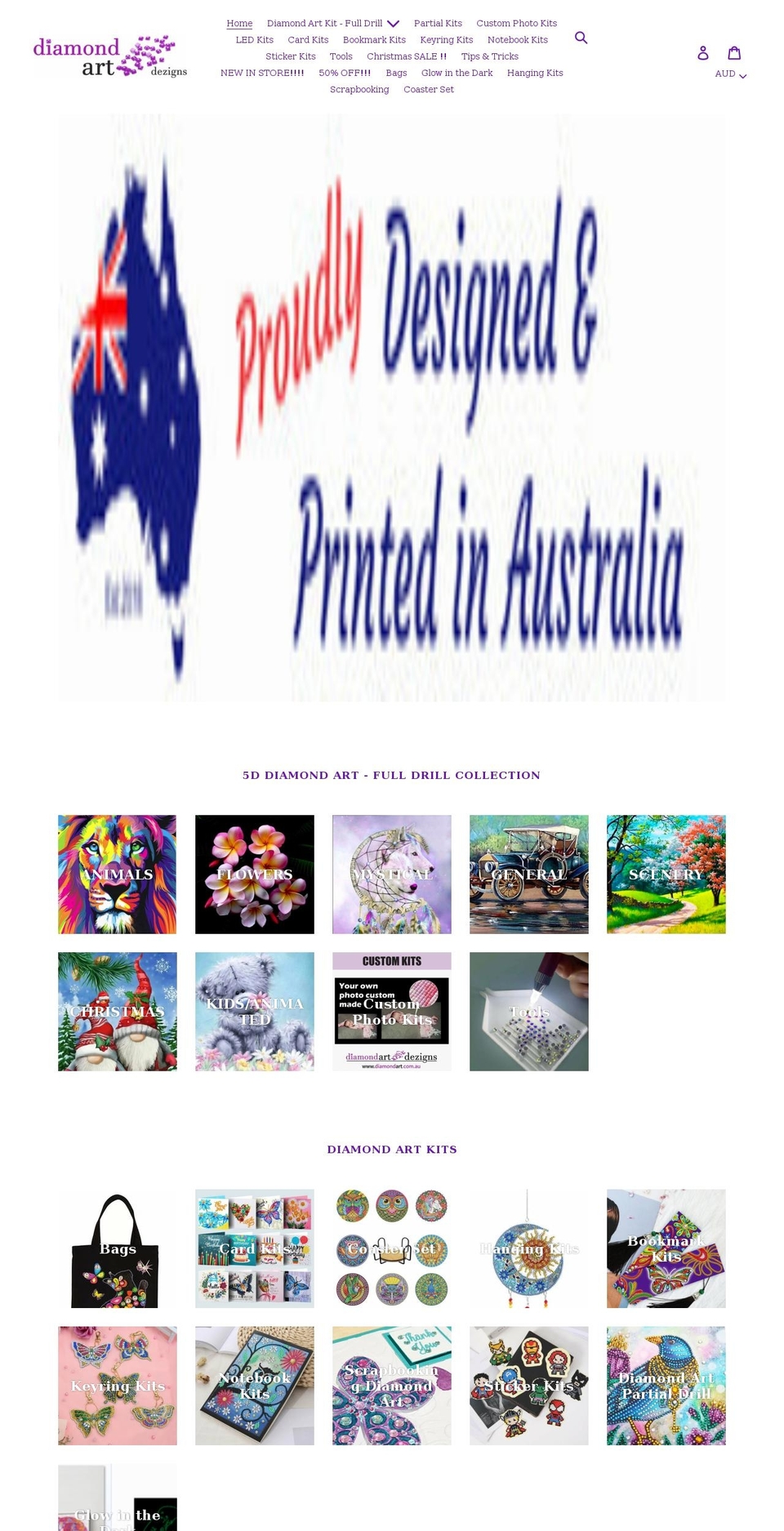 diamondart.com.au shopify website screenshot