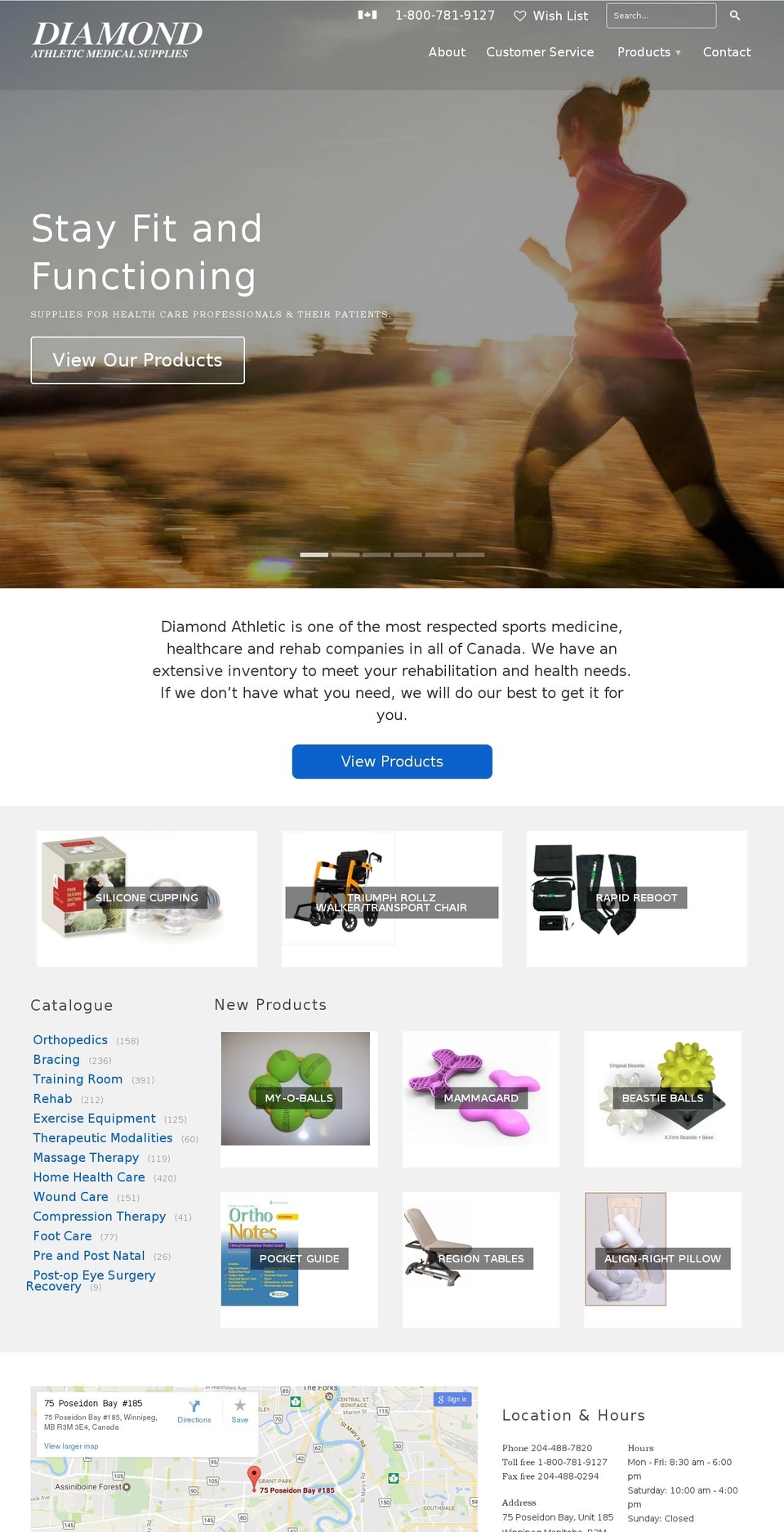 diamondathletics.com shopify website screenshot