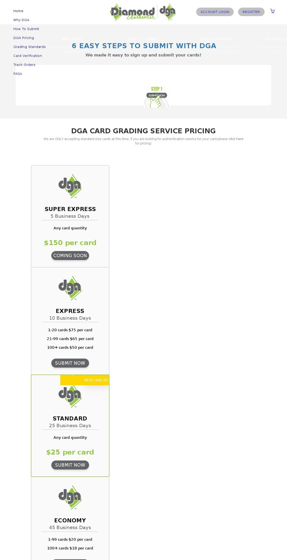 diamondauthentic.com shopify website screenshot