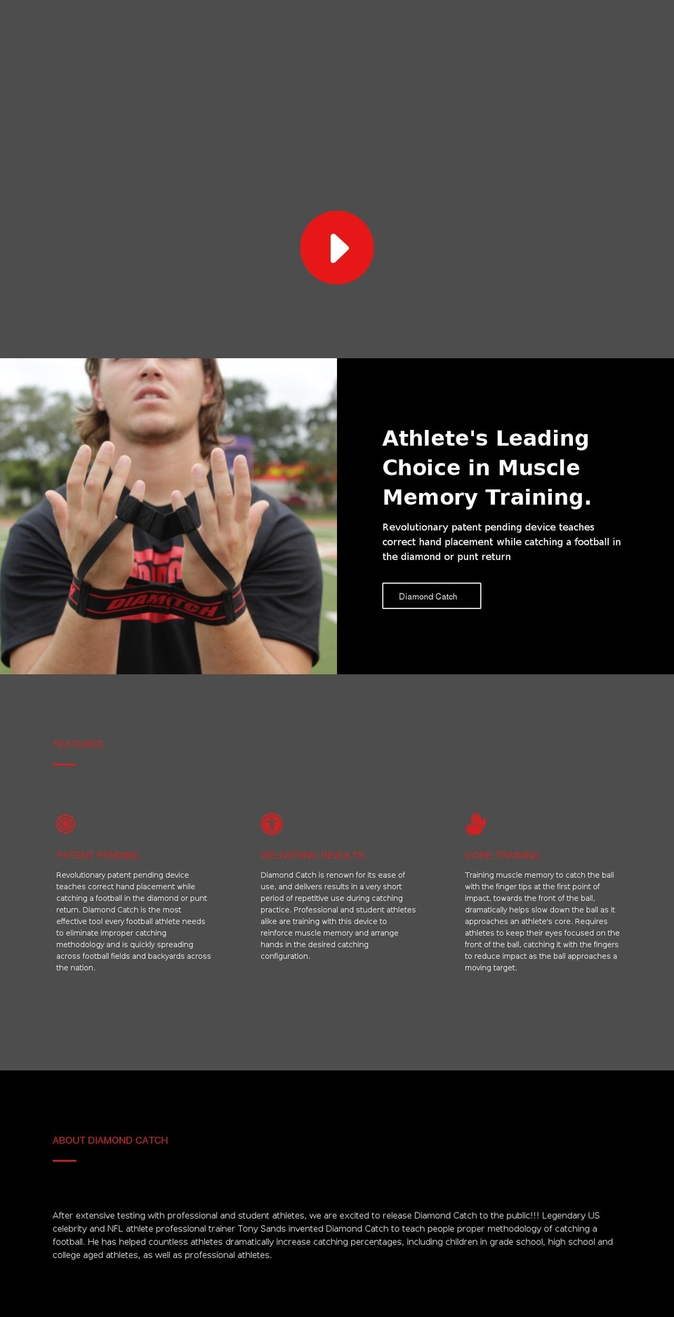 diamondcatch.com shopify website screenshot