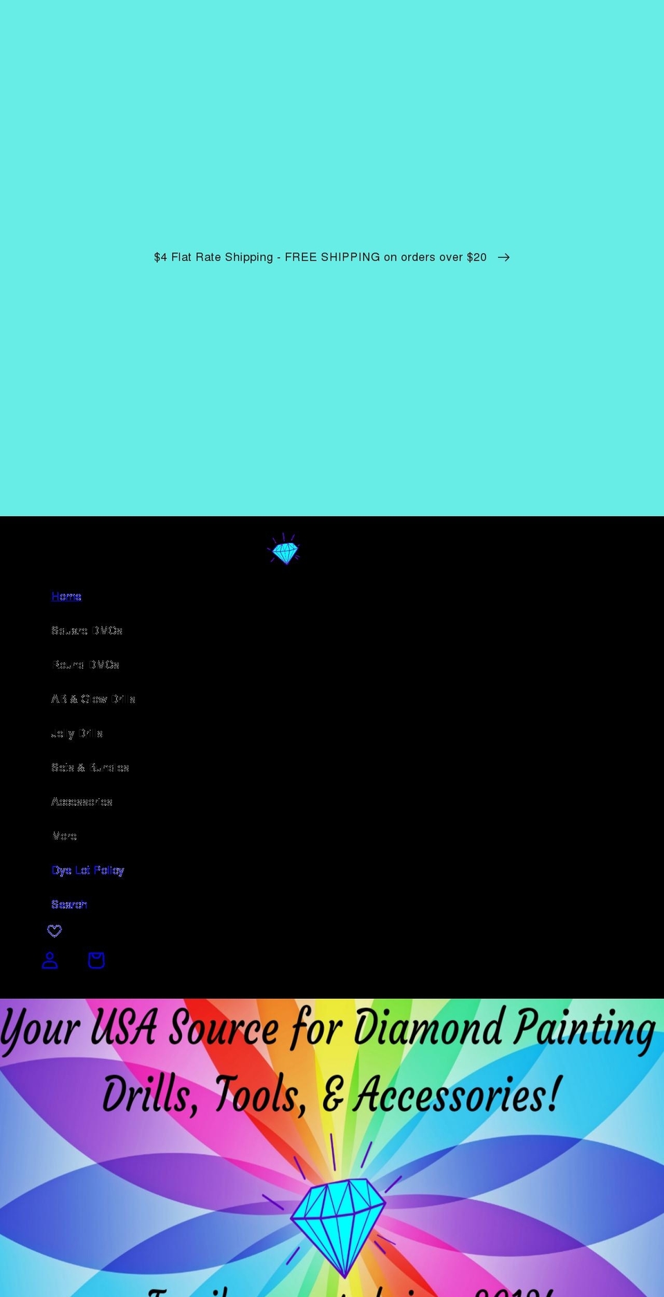 diamonddrillsusa.com shopify website screenshot