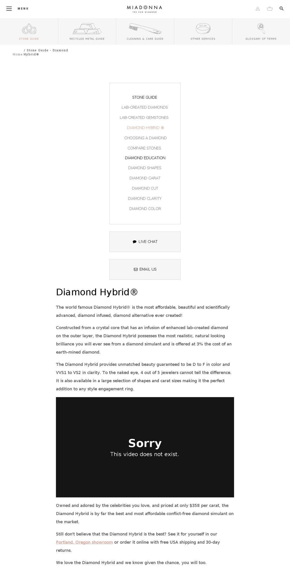 diamondhybrids.com shopify website screenshot