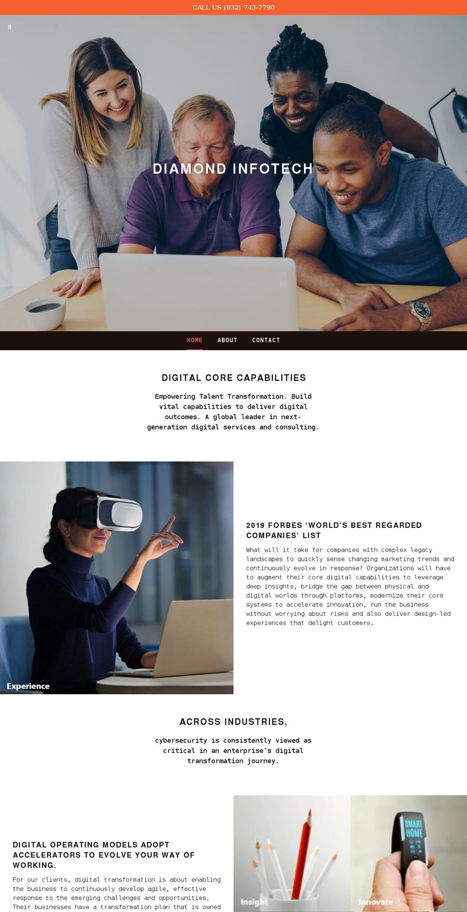 diamondnfo.com shopify website screenshot