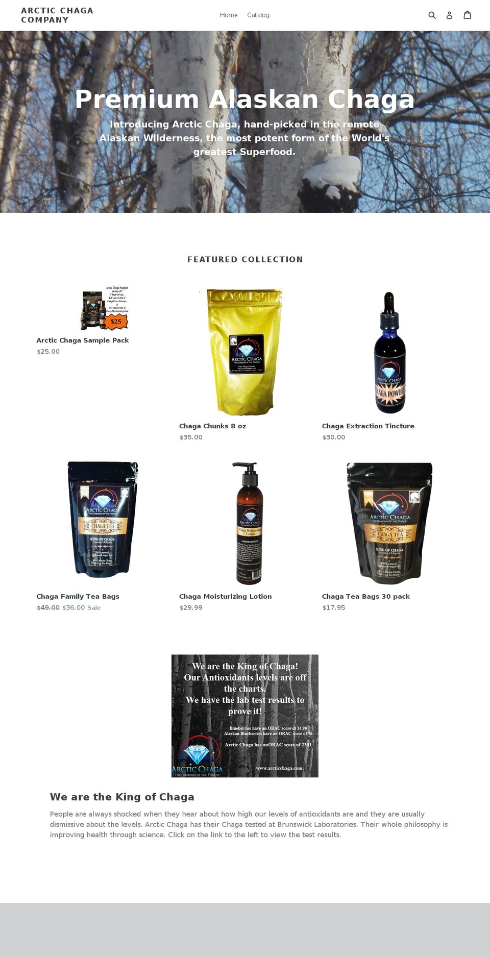 diamondoftheforest.com — Shopify storefront screenshot
