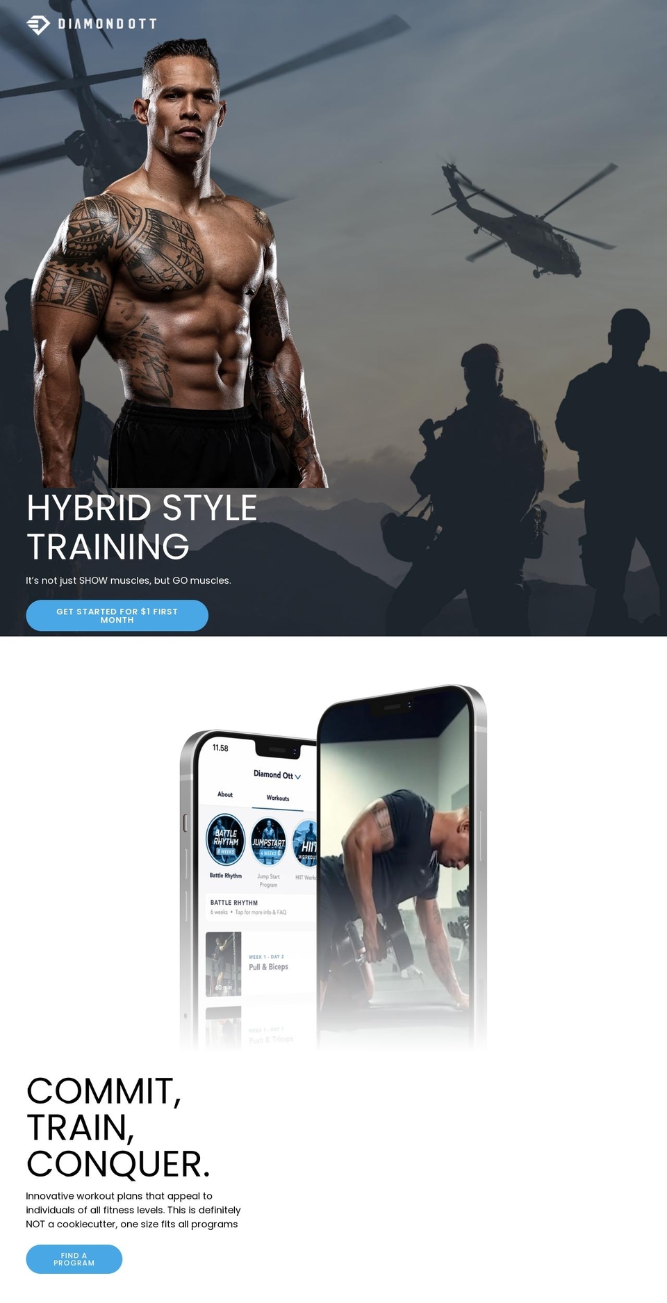 diamondott.com shopify website screenshot