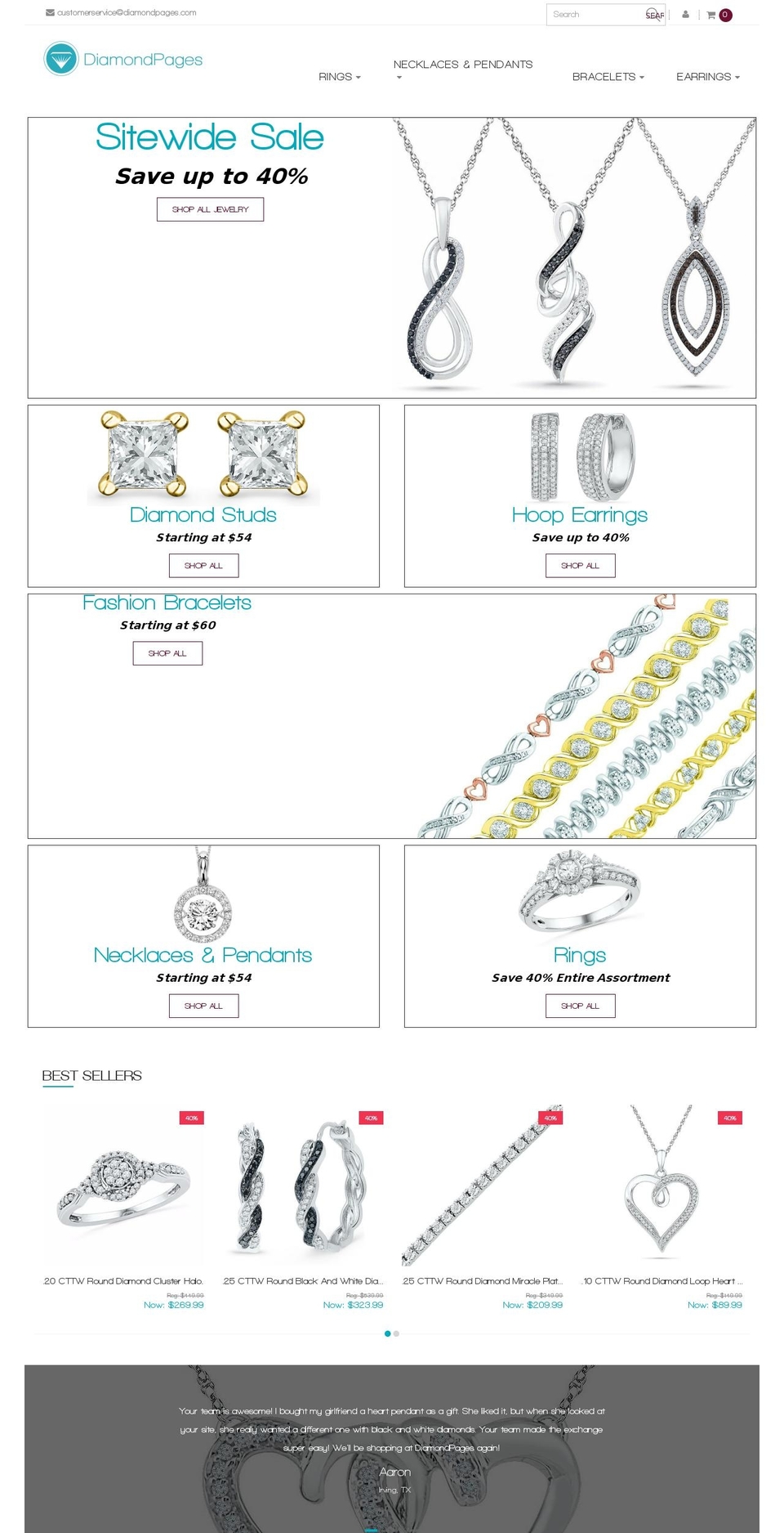 diamondpages.com shopify website screenshot